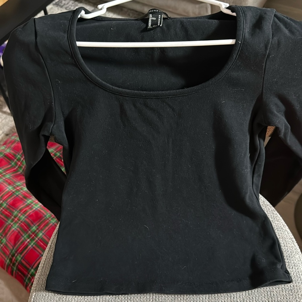 Black Long sleeve top